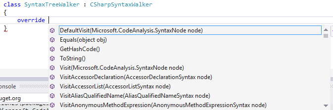 Roslyn CSharpSyntaxWalker İle Syntax Tree Çalışması