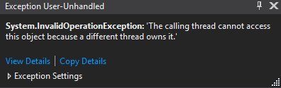WPF’te “The Calling Thread Cannot Access This Object Because A Different Thread Owns It” Hatası ve Çözümü