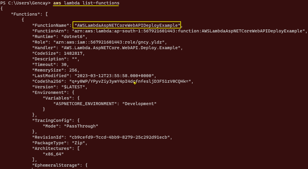 AWS Lambda İle Serverless REST API Geliştirme (Asp.NET Core API)